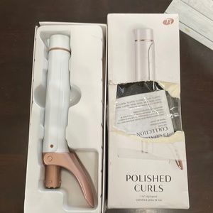 T3 Polished Curls 1-1/4” Clip Barrel Only